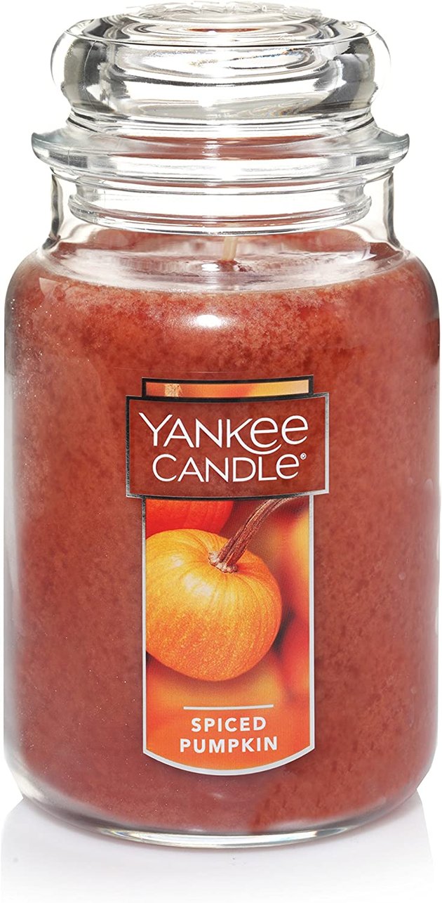 Get the most out of pumpkin season with this 22-ounce find from Yankee Candle with over 110 hours of burn time.