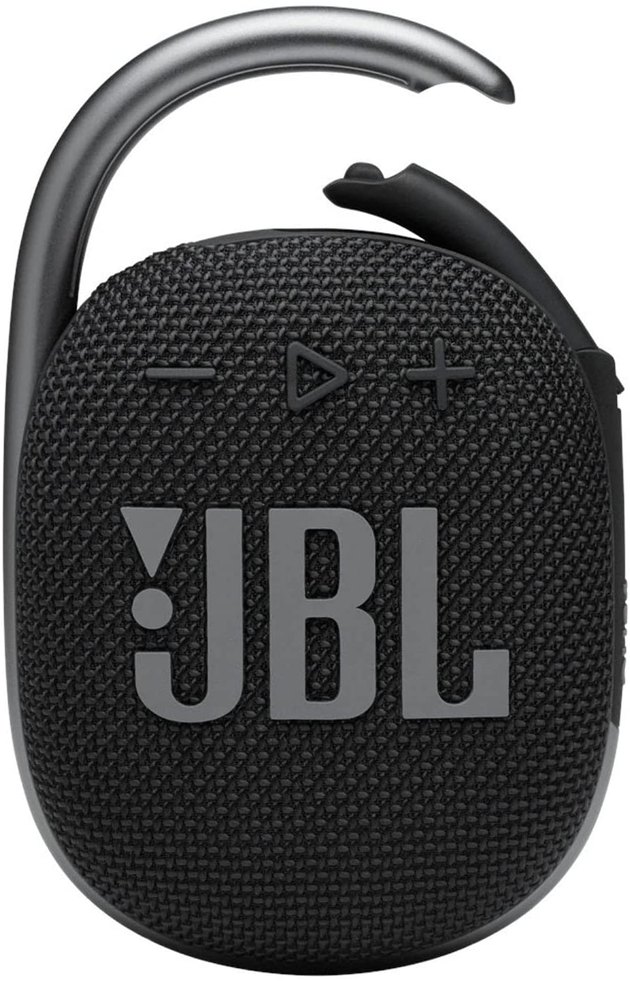 It doesn't get much more convenient than the JBL Clip. The perfect option for hikers, bikers, and adventurers alike, this unique device is tiny and easily clips on to backpacks, belt loops, and the like. It's also ridiculously affordable and will make the perfect gift for yourself or a loved one.