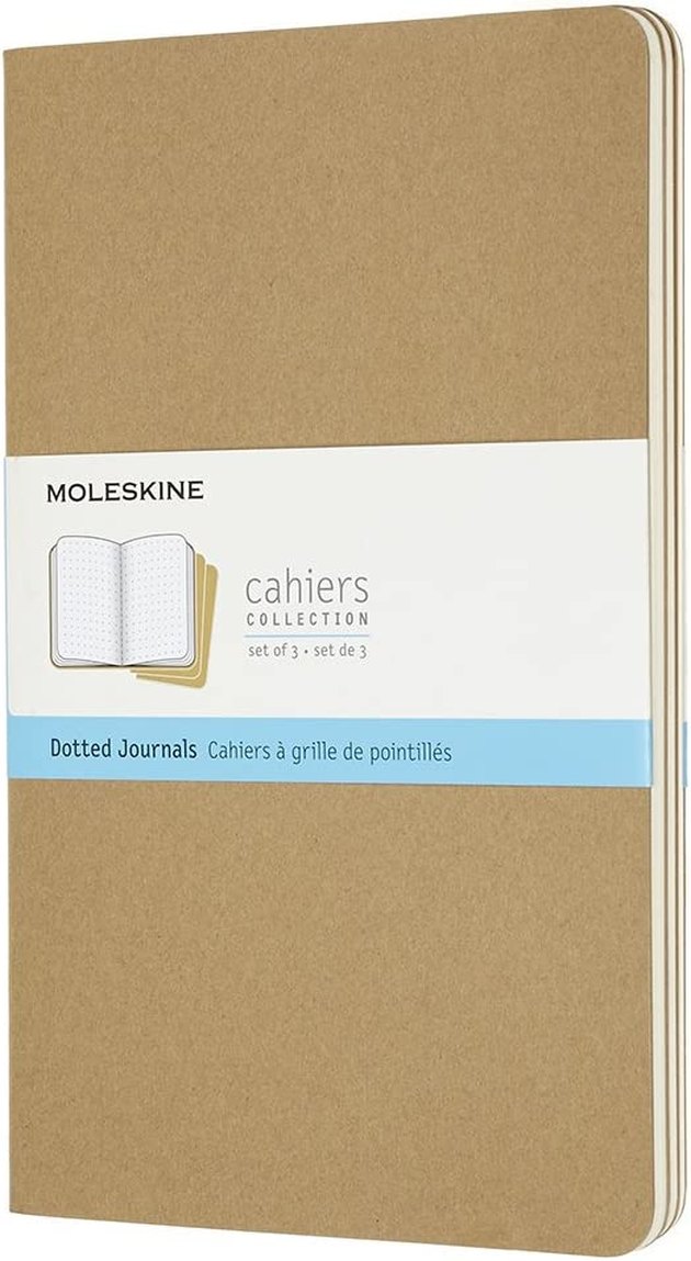 Moleskine is another classic to add to your bullet journal collection. With a soft cover, dotted pages, and high-quality paper, it’s perfect for anyone who wants a lightweight notebook that you can throw in a tote or backpack.