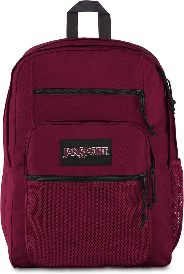 The Big Campus backpack features a front utility pocket and zippered front mesh stash pocket that keeps you organized. The ergonomic S-curve shoulder straps, fully padded back panel, and side water bottle pocket help you carry it all in comfort and style.