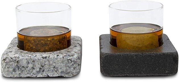 Keep their beverage just as chill as Sunday night football. Simply place the coasters and whiskey stones in the freezer and keep that baby cold for hours.