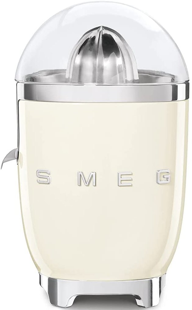 It's hard not to love Smeg products. Aside from being reliable and very well-made, their vintage-feel adds a pop of beauty and character to any kitchen. If you're looking for a juicer just for citrus — this one's for you. Select from five stunning colors to accent the stainless steel components. This stylish, top-quality appliance will last for years and look good doing it.
