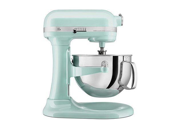 If you’re worried that this mixer might cramp your interior style, don’t be — it comes in 10 different hues, ranging from Green Apple to Cobalt Blue to Silver, so you can complement your aesthetic while working on your killer culinary skills.