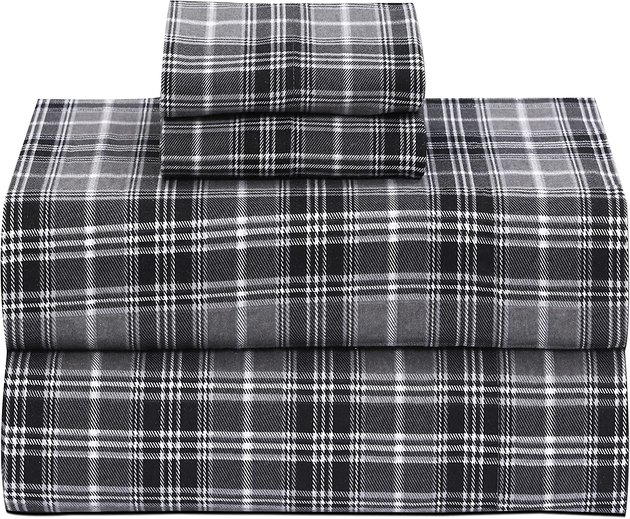 This flannel sheet set has got all the colors, patterns, and essentials you'll ever need while staying comfy and cozy all season long.
