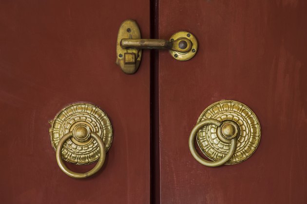 decorative antique door handle