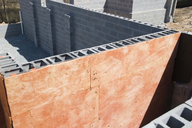 Foundation of house