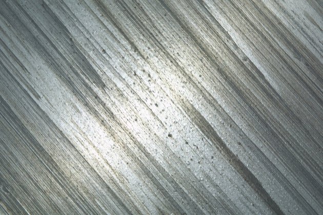 Reflective metal surface