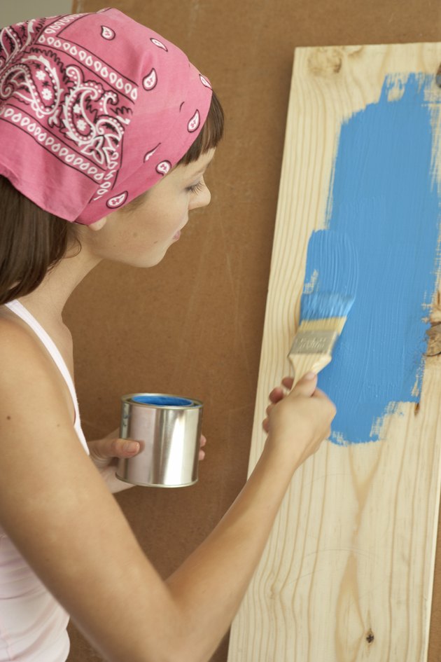 Woman painting