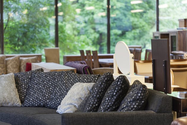 Black couch