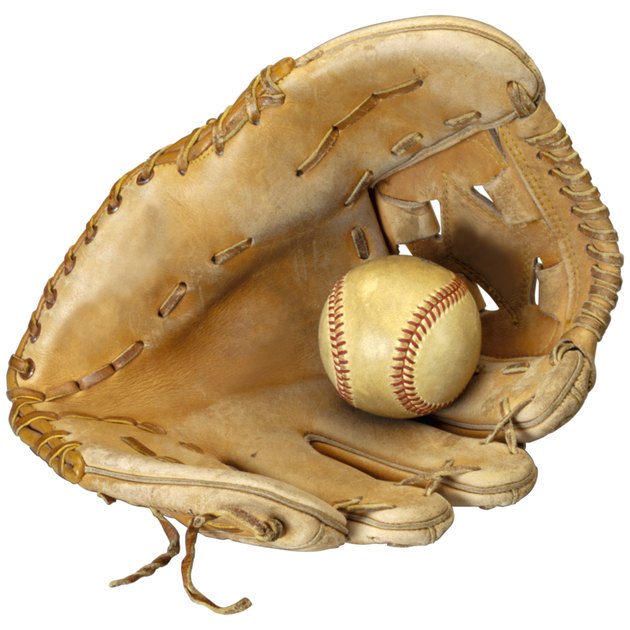 Baseball and mitt