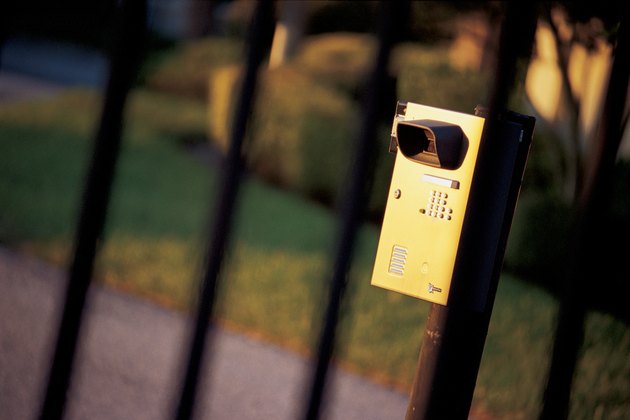 Security system at gate