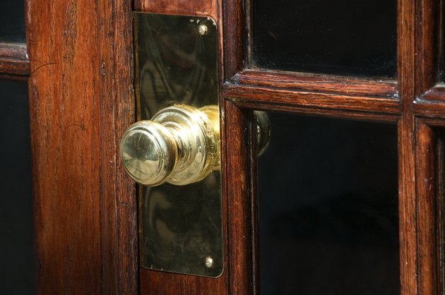 Brass door knob