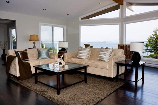 Luxury Living Room With Ocean View