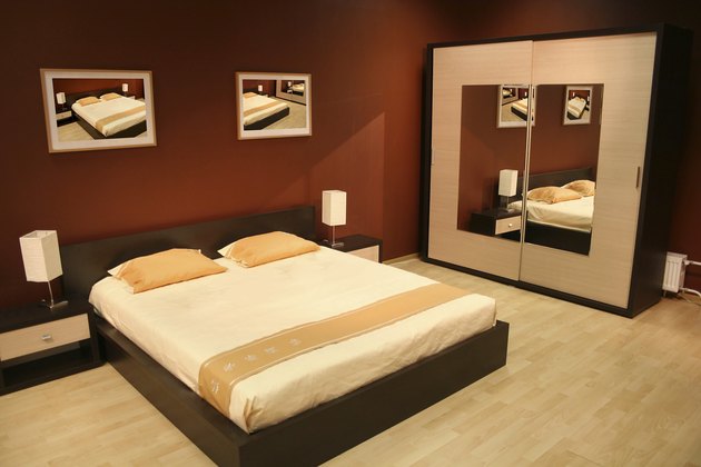 brown bedroom