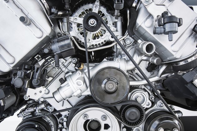 Modern powerful car engine