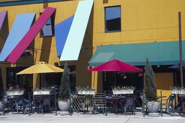 Colorful cafe in Ontario