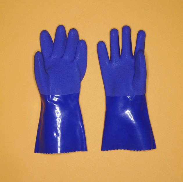 Rubber gloves