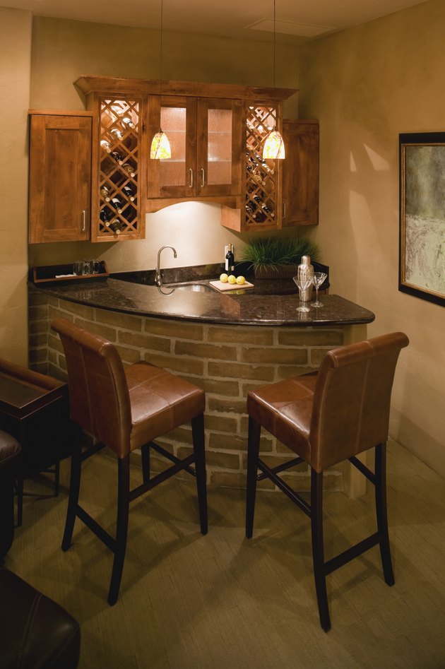 Elegant bar in home