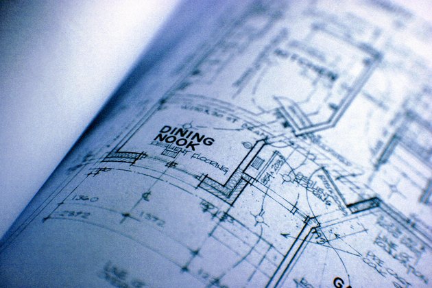 Detail of blueprint