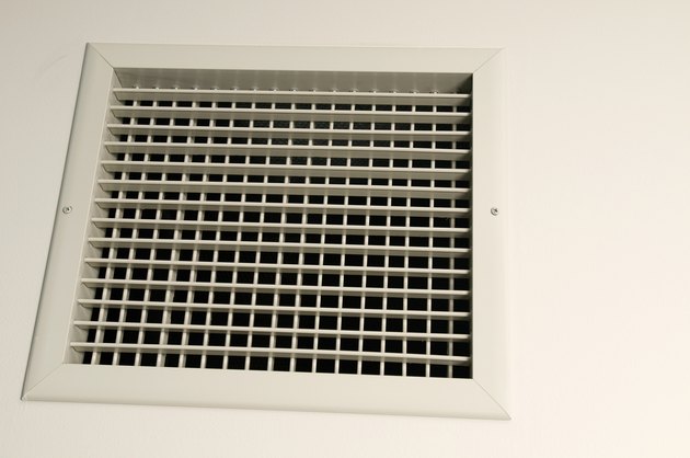 Vent on wall