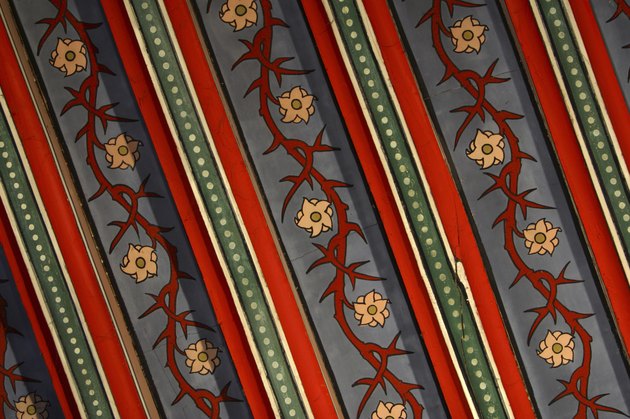 Colorful pattern of wallpaper