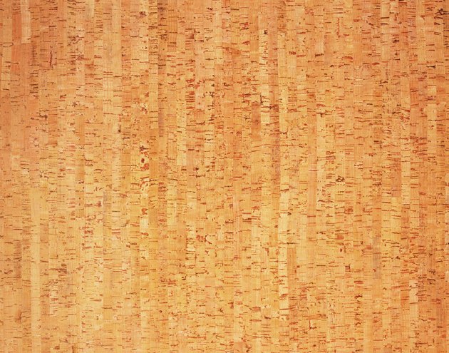 Photography of cork wood grain, Close Up