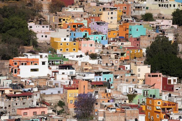 Historical town of Guanajuato (Mexico)
