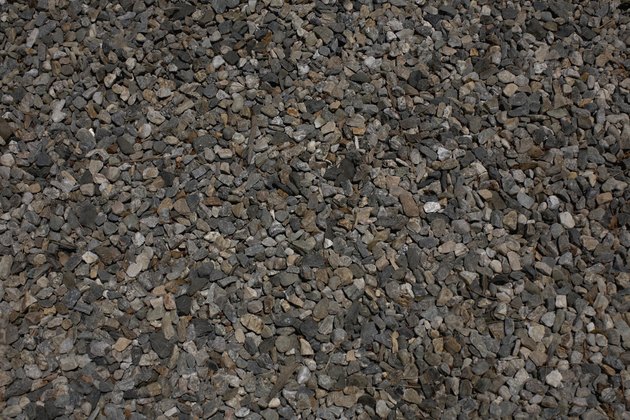 Gravel, high angle view, full frame
