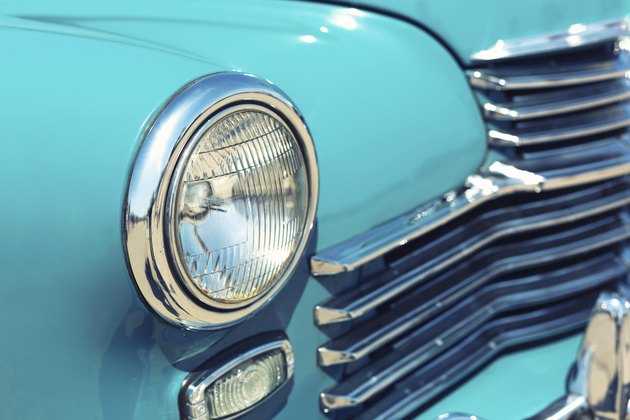 Retro car headlight