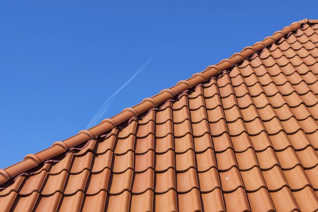 red roof tiles