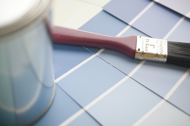 Choosing your color with sample color chart