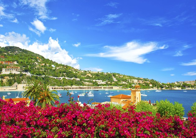 Beautiful Mediterranean Sea landscape. French riviera