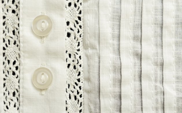 Element of batiste blouse