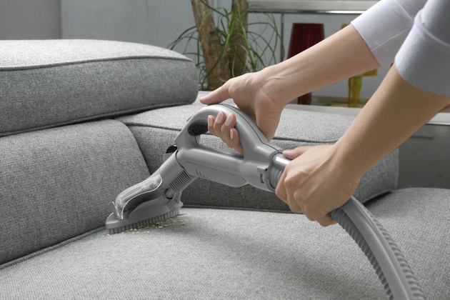 cleaning sofa