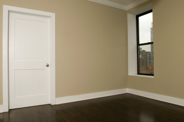 Door and window in modern home