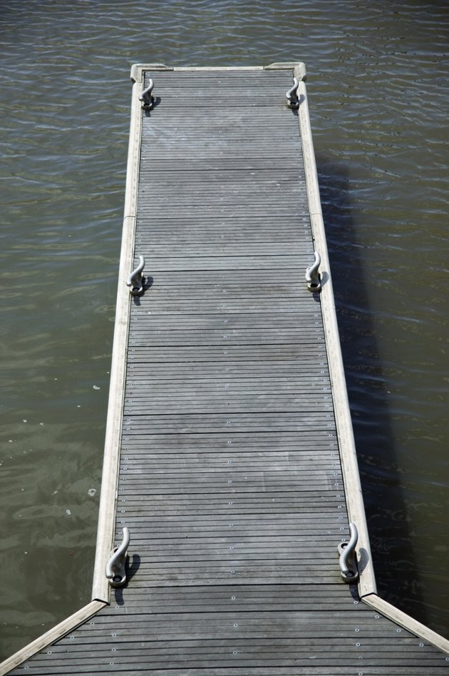Aerial view of dock