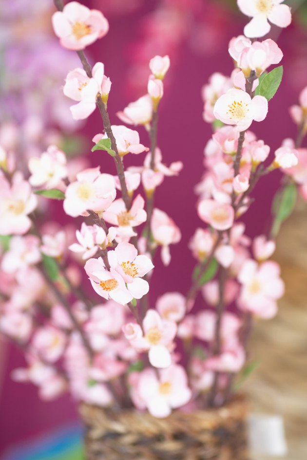 How to Arrange Silk Flowers in a Tall Vase With a Narrow ...