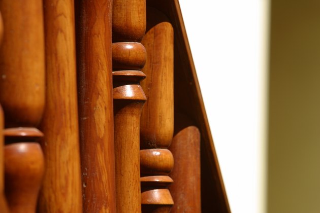 Wooden railing