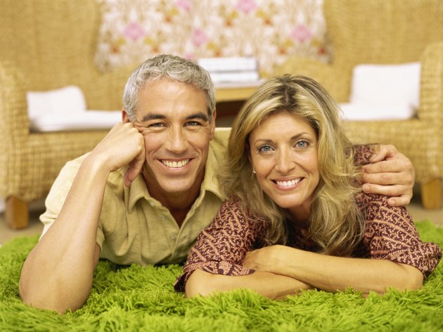 Portrait of a mature couple smiling