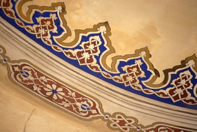 Painted ceiling