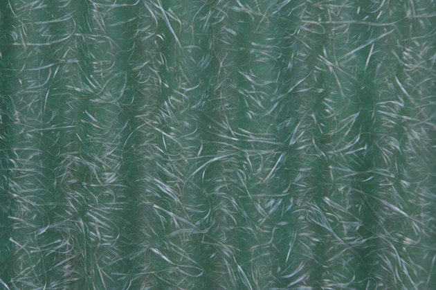 Texture and pattern of corrugated fiberglass