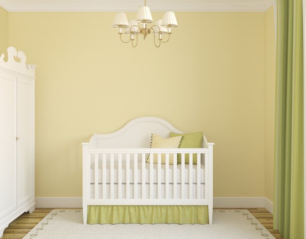Interior of nursery.
