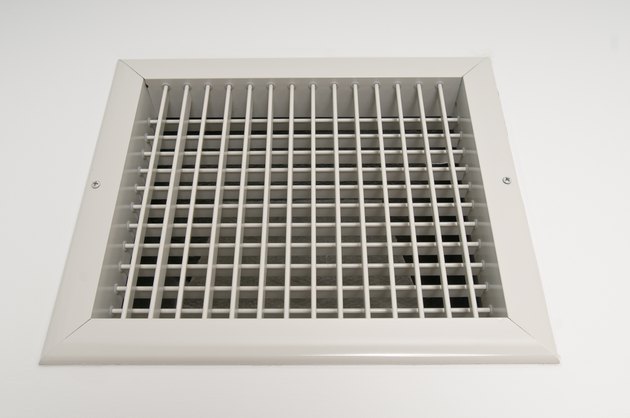 Ventilation panel in residence