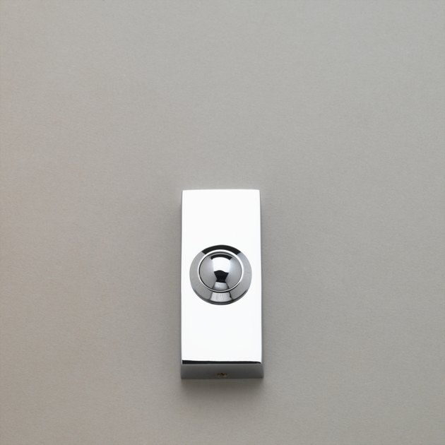 Close-up of a doorbell