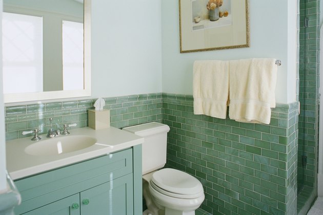 Interior of bathroom