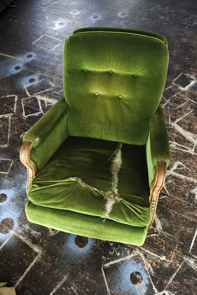 how-to-get-grease-out-of-velvet-fabric-on-chairs-hunker