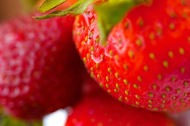 Ripe strawberries