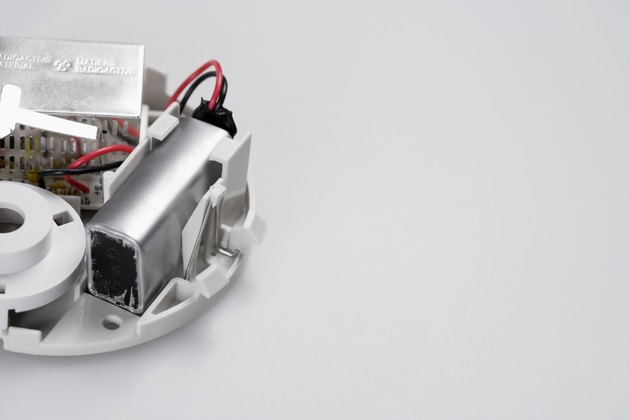 Inside of smoke alarm