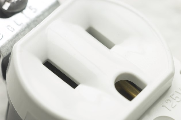 Close up of an electrical outlet