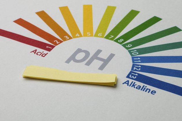 Acid alkaline pH.